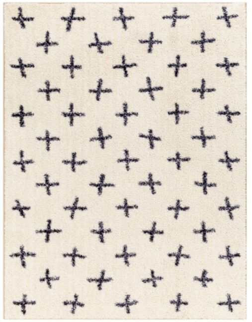 Surya Lykke Black/White 4'x6' Area Rug-0