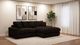 Coaster® Blaine 2-Piece Chocolate Brown Upholstered Reversible Chaise Sectional Sofa-1