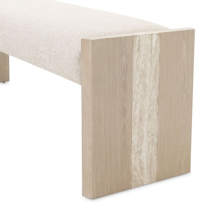 Michael Amini® Lotus Bay Sand Accent Bench-3