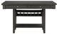 Mazin Furniture Baresford 5 Piece Gray Counter Height Dining Set-3