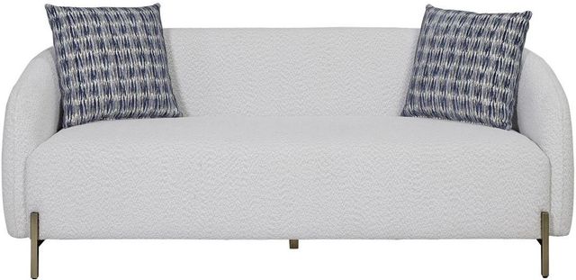 Bernards Elure Gray Dreamy Rounded Sofa-2