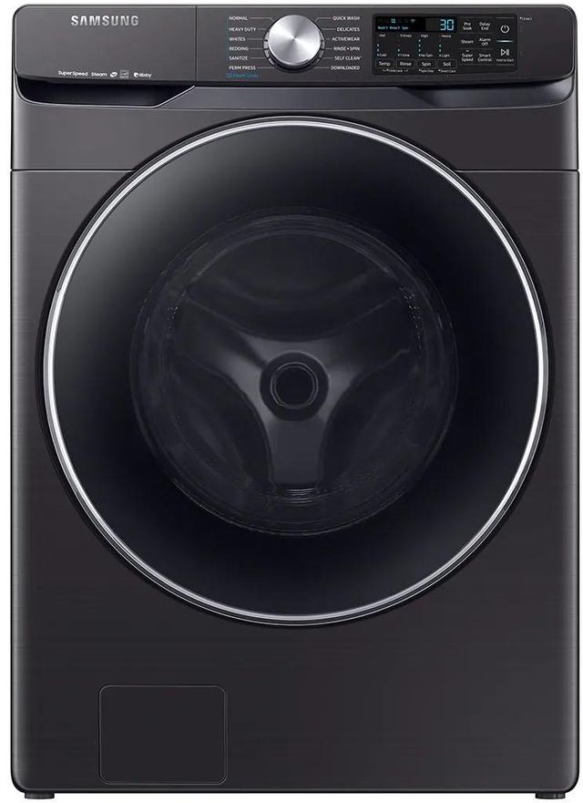 Samsung 4.5 Cu. Ft. Fingerprint Resistant Black Stainless Steel Front Load Washer-0