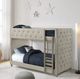 Intercon Addyson Fog Twin/Twin Upholstered Bunk Bed-1