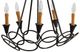 A & B Home Black 5-Light Chandelier-1