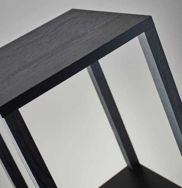 Adesso® Lawrence Black Tall Pedestal-1