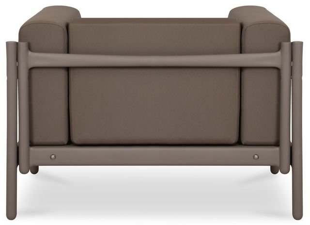 Moe's Home Collection Suri Taupe Polyester Outdoor Lounge Chair-3