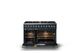 Viking® 5 Series 48" Slate Blue Pro Style Dual Fuel (NG) Range with Brushed Brass Trim-1