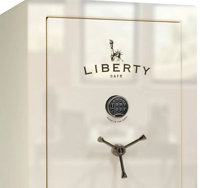 Liberty Safe Colonial Black Chrome/White Gloss 30 Electronic Gun Safe-1
