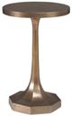 Century® Customizable Oscar Carrier and Company Case Antique Brass Drinks Table-0