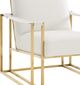 TOV Furniture Baxter Cream Ostrich Print Chair-2