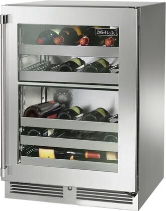 Perlick® Signature Series 5.2 Cu. Ft. Stainless Steel Wine Cooler-0
