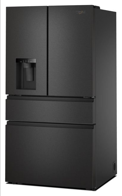 Whirlpool® 36" 28.9 Cu. Ft. Print Resistant Black Stainless Steel French Door Refrigerator with Flexible Temperature Drawer -2