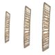 A & B Home 3-Piece Copper/Silver Disc Set-3