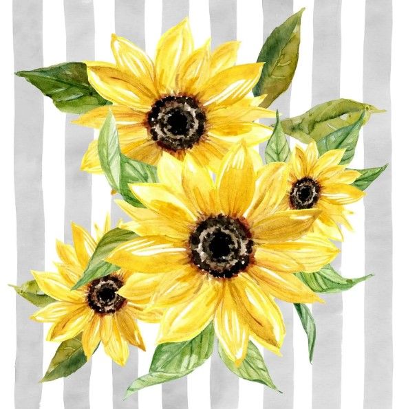 Classy Art Sunflower Array I by Carol Robinson Wall Art-0