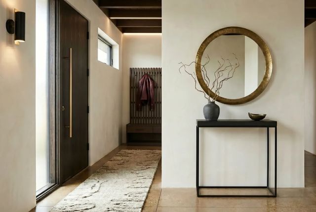Sunny Designs™ Jax Black Small Console Table-1
