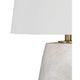Bassett Mirror Kasi Antique White Table Lamp-2