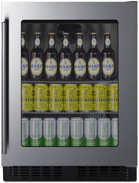 Summit® 24" 3.25 Cu. Ft. Stainless Steel Beverage Center-3