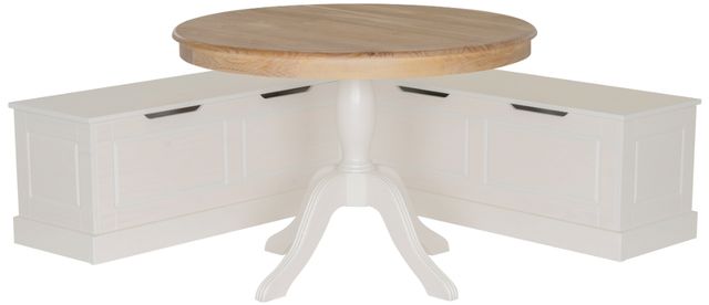 Linon Tobin 2-Piece Natural/White Nook Set-0