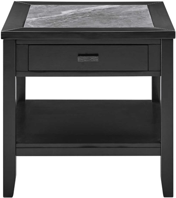 Steve Silver Garvine Stone Top End Table