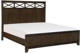 Mazin Furniture Griggs Dark Brown Eastern King Bed-1