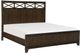 Mazin Furniture Griggs Dark Brown Eastern King Bed-1