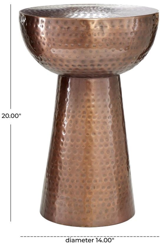 Deco Marche Bronze Handmade Accent Table-2