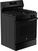 GE® 400 Series 30" Black Freestanding Gas Range-3