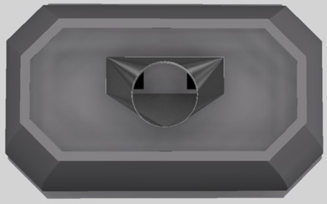 Vent-A-Hood® Designer Series 48" Gunsmoke Island Range Hood-2