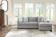 Signature Design by Ashley® UrbanCrest 2-Piece Pewter Right-Arm Facing Sectional and Chaise-1