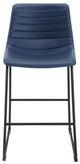 Coaster® Zuni 2-Piece Black/Blue Bar Stool Set-3