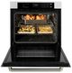 ZLINE Autograph Edition Professional 30" Stainless Steel True Convection Single Wall Oven with Air Fry and Self Clean with Polished Nickel Helix Handle -3
