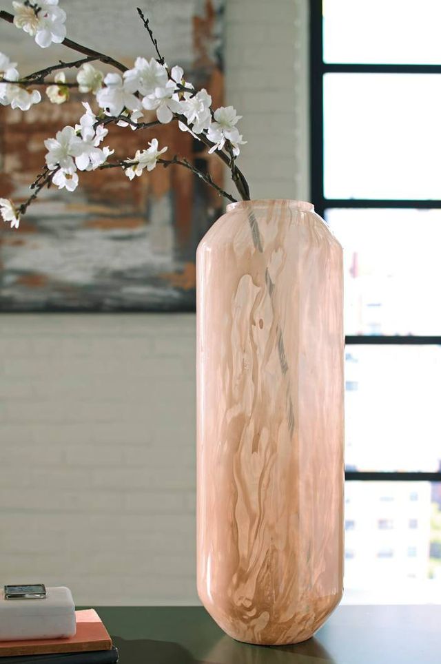 Signature Design by Ashley® Dushby Blush Pink 20'' Vase-3