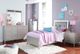 Signature Design by Ashley® Olivet 5-Piece Silver Twin Panel Bed Set-5