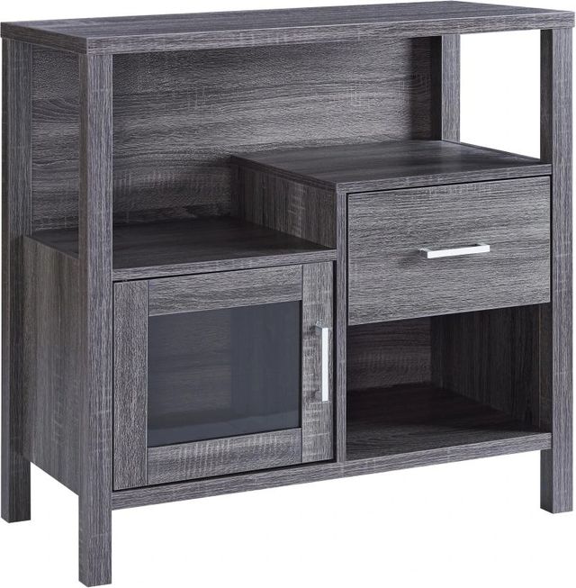 Brassex Inc. Grey Storage Cabinet-0