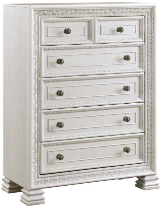 Homelegance® Theodora Pearl White Chest-0