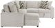 Homelegance® Myrtle 3-Piece Beige Sectional with Pull-out Bed and Hidden Storage-3