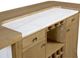 Bernards Tapestry Honeycomb/White Counter Bar Cabinet-5