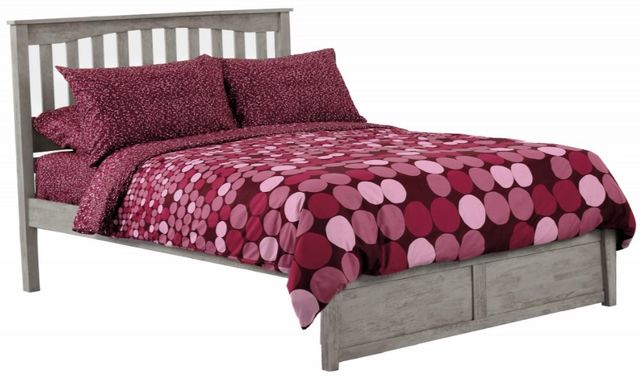 Night & Day Furniture™ Spices Bedroom K-Series Mainsail Brushed Driftwood Full Panel Bed-0