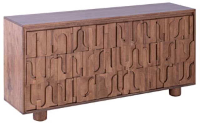 Gadburg Accent Cabinet - Medium Brown