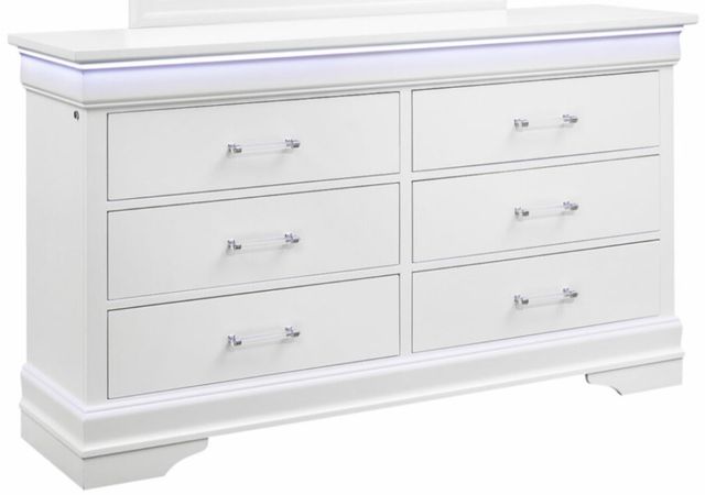 Global Furniture USA Charlie White Dresser-0