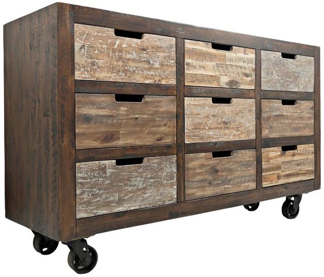Jofran Inc. Painted Canyon Brown Accent Chest-0