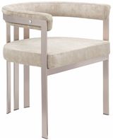 Beige-Brushed Chrome