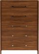 Riverside Furniture Elsie Classic Walnut Five Drawer Chest-3