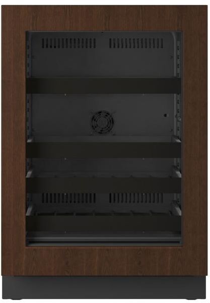 U-Line® Seamless Collection 24" 5.1 Cu. Ft. Panel Ready Beverage Center with Glass Door-0