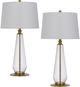 Cal® Lighting & Accessories Southington 2-Piece Antique Bronze Table Lamp Set-0