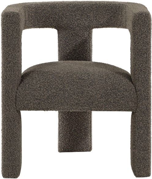 Coaster® Petra Boucle Chocolate Brown Upholstered Accent Side Chair-2