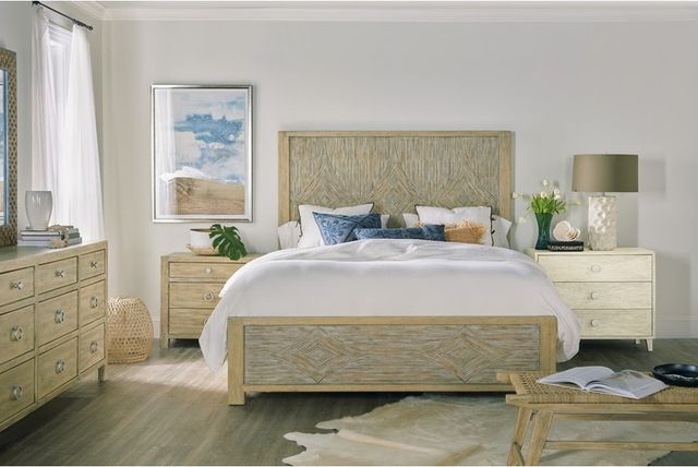 Hooker® Furniture Surfrider Driftwood Queen Panel Bed-1
