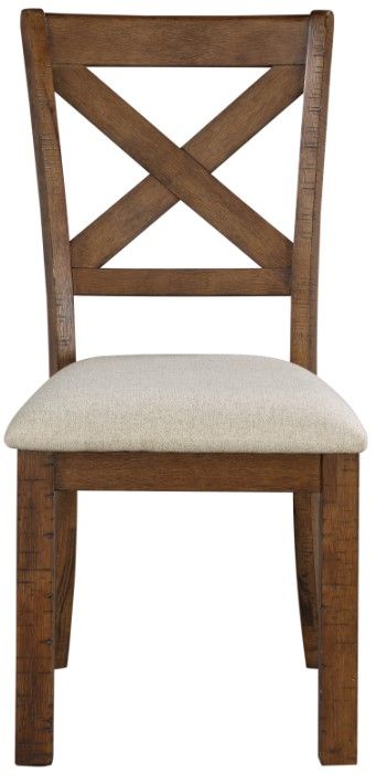 Homelegance® Bonner Brown Dining Side Chair-2