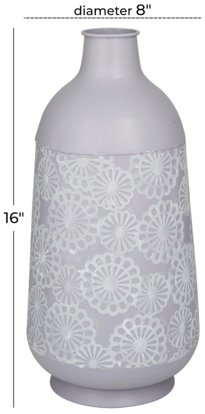 Deco Marche Gray 8" Vase-2
