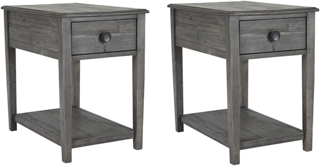 Signature Design by Ashley® Borlofield 2-Piece Dark Gray Living Room Table Set-0
